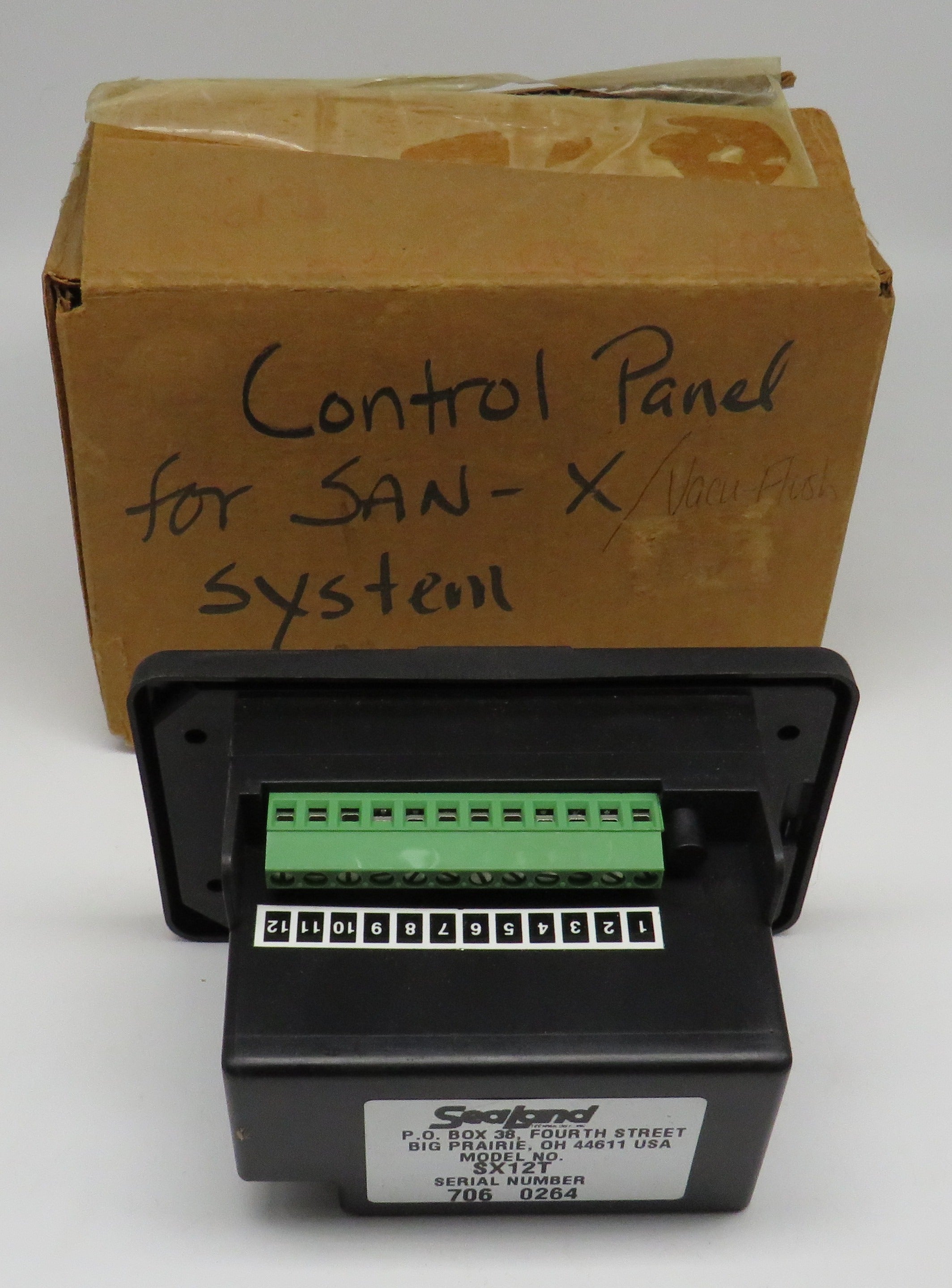 381230299 Sealand Dometic Control Panel for San-X/Vacuu-Flush System OBSOLETE