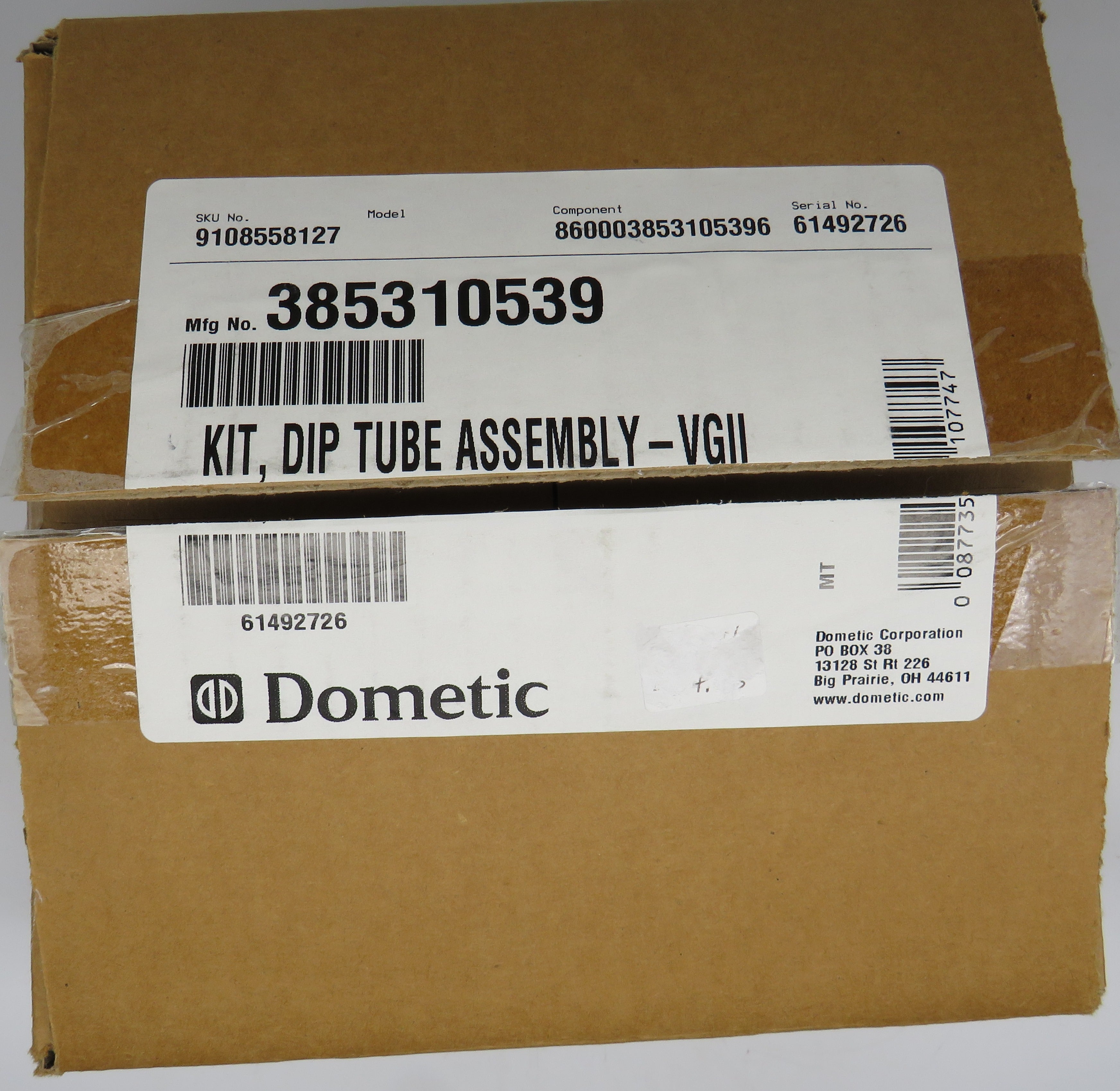 385310539 Sealand Dometic Dip Tube Assembly Kit-VGII