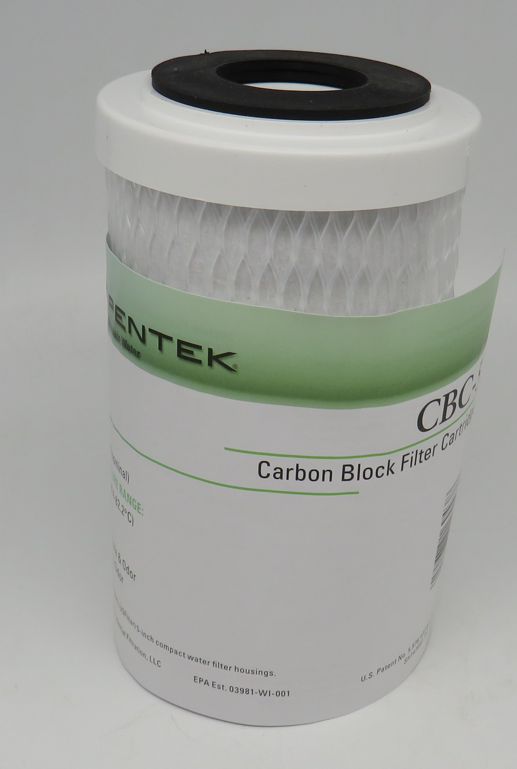 Pentek 155169-43 CBC-5 Carbon Block Water Filter 0.5 micron