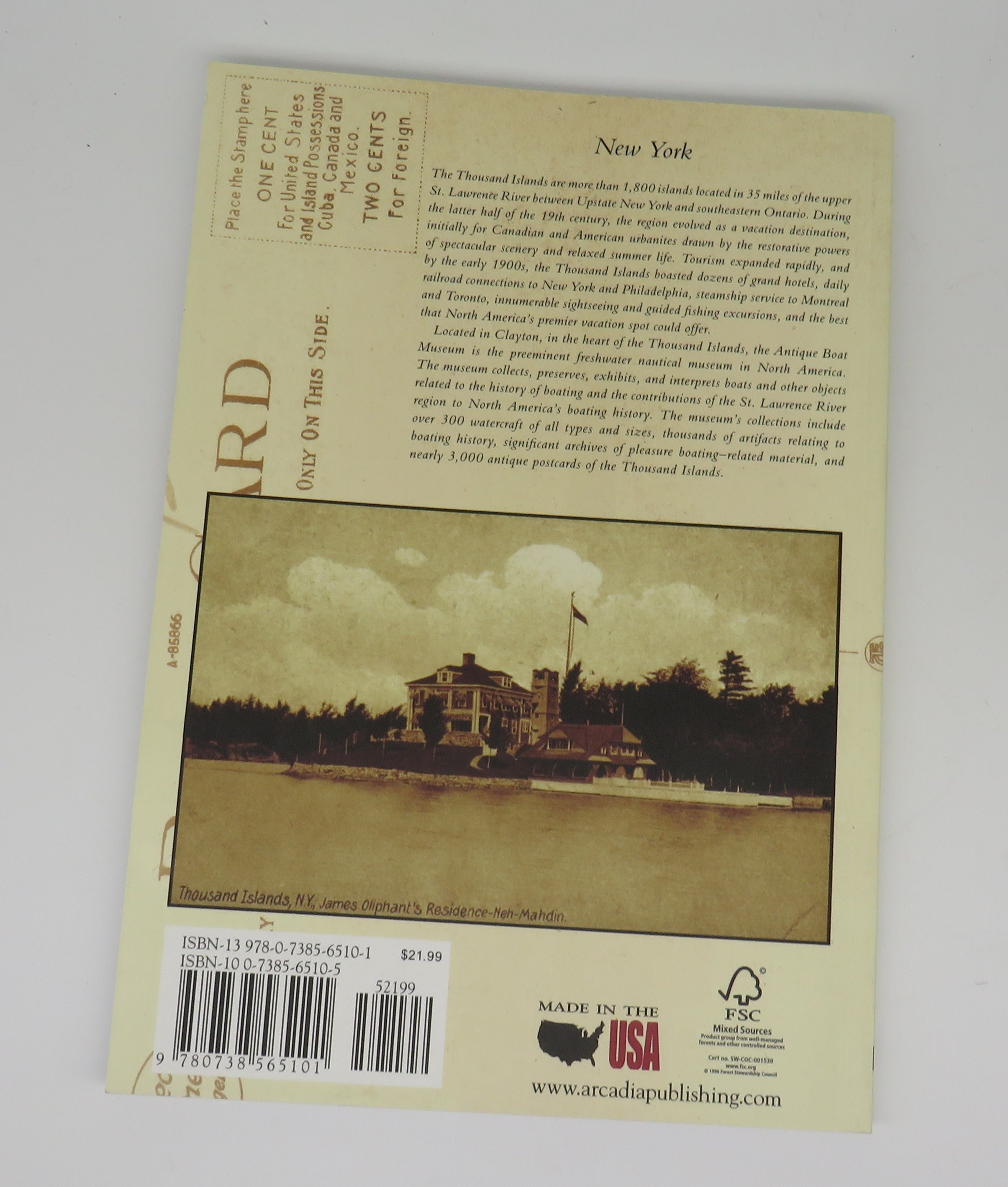 Images of America Post Card History Series The Thousand Islands by the Antique Boat Museum