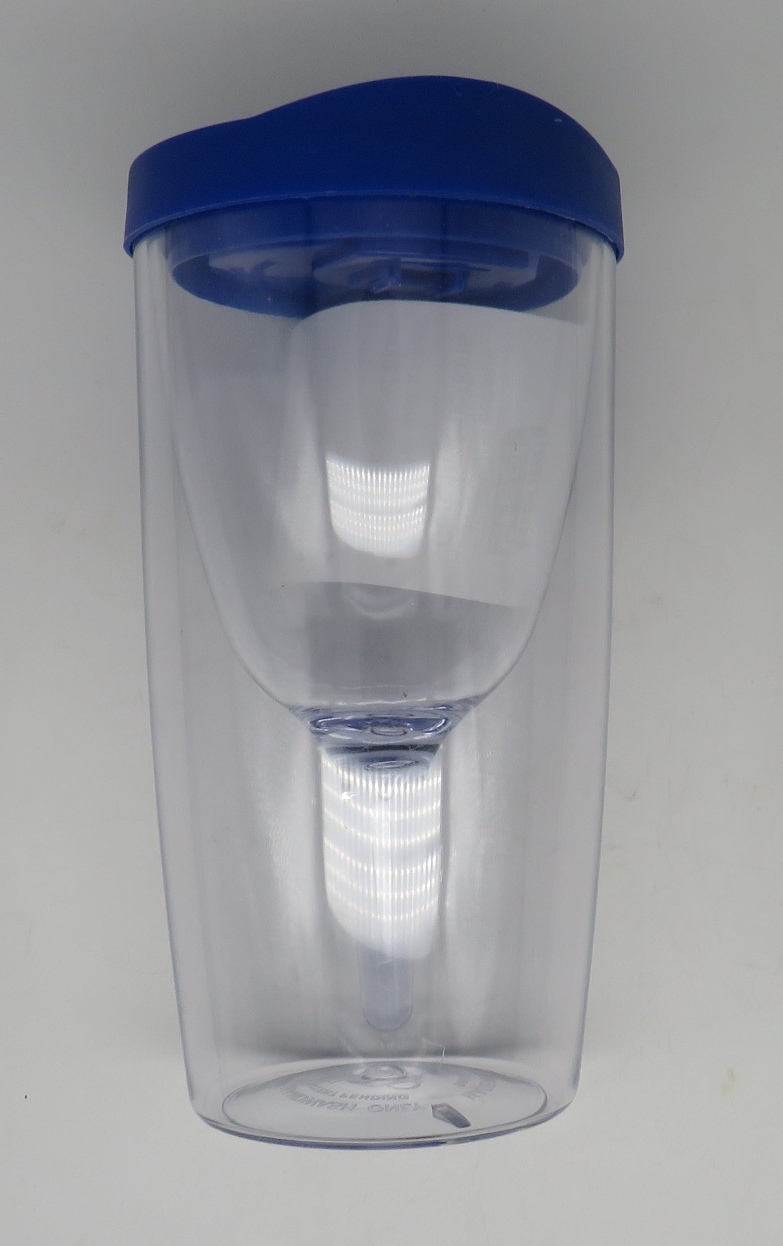 Vino2Go Wine Glass Tumbler With Lids BLUE Acrylic Insulated (For the Boat)