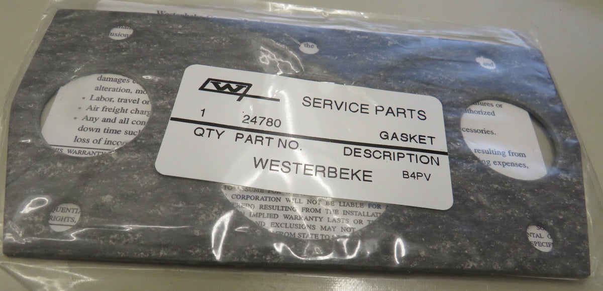 24780 Westerbeke Manifold to Cover Gasket 2532KW Marine Diesel Engine