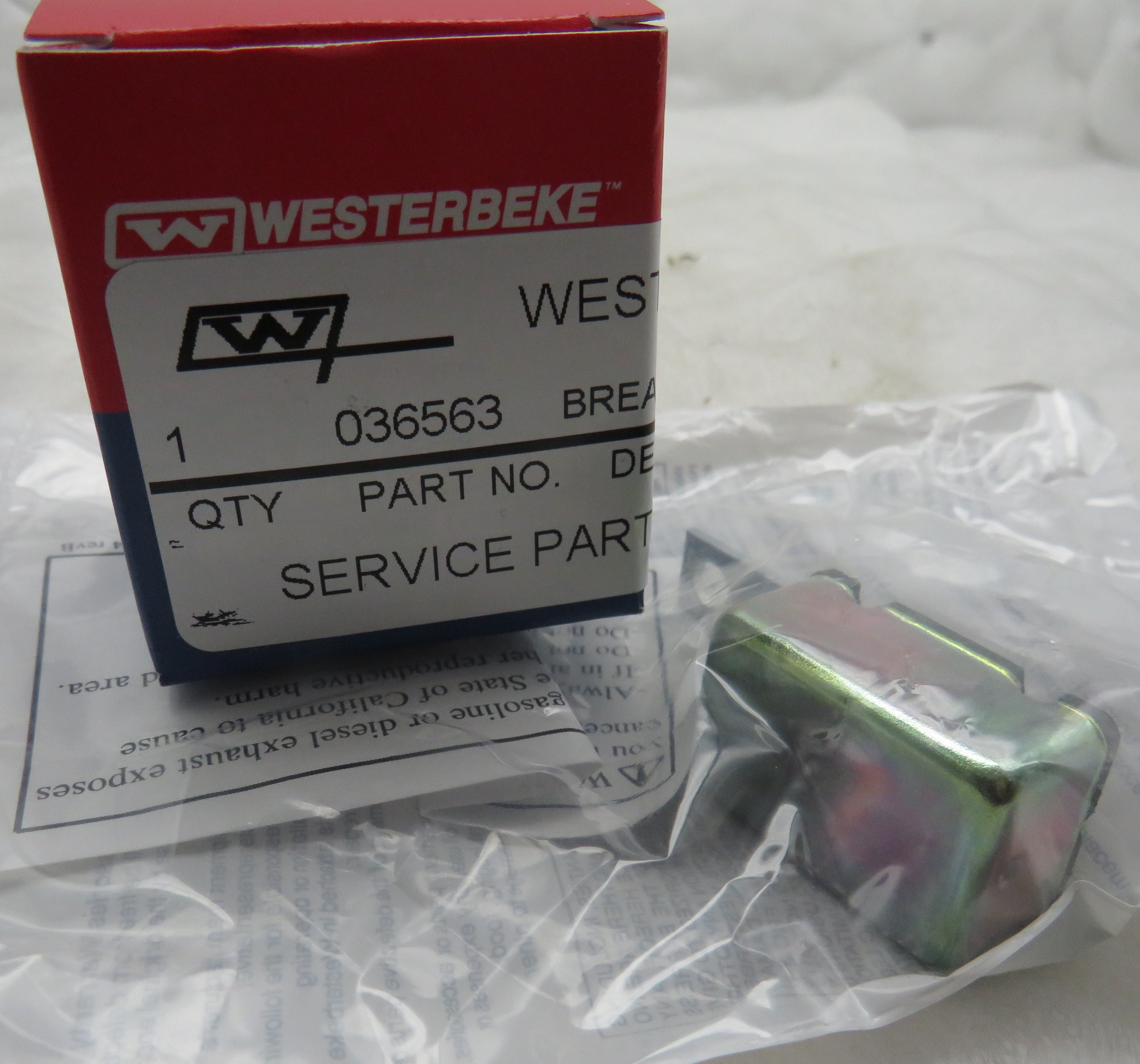 Westerbeke 36563 Circuit Breaker 10A, 12 Volt