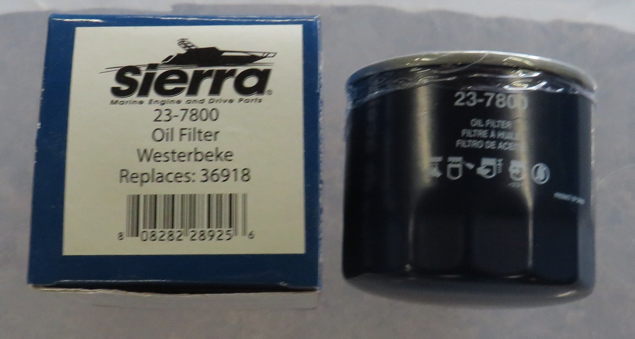 36918 Westerbeke Oil Filter Replaced by Sierra 23-7800