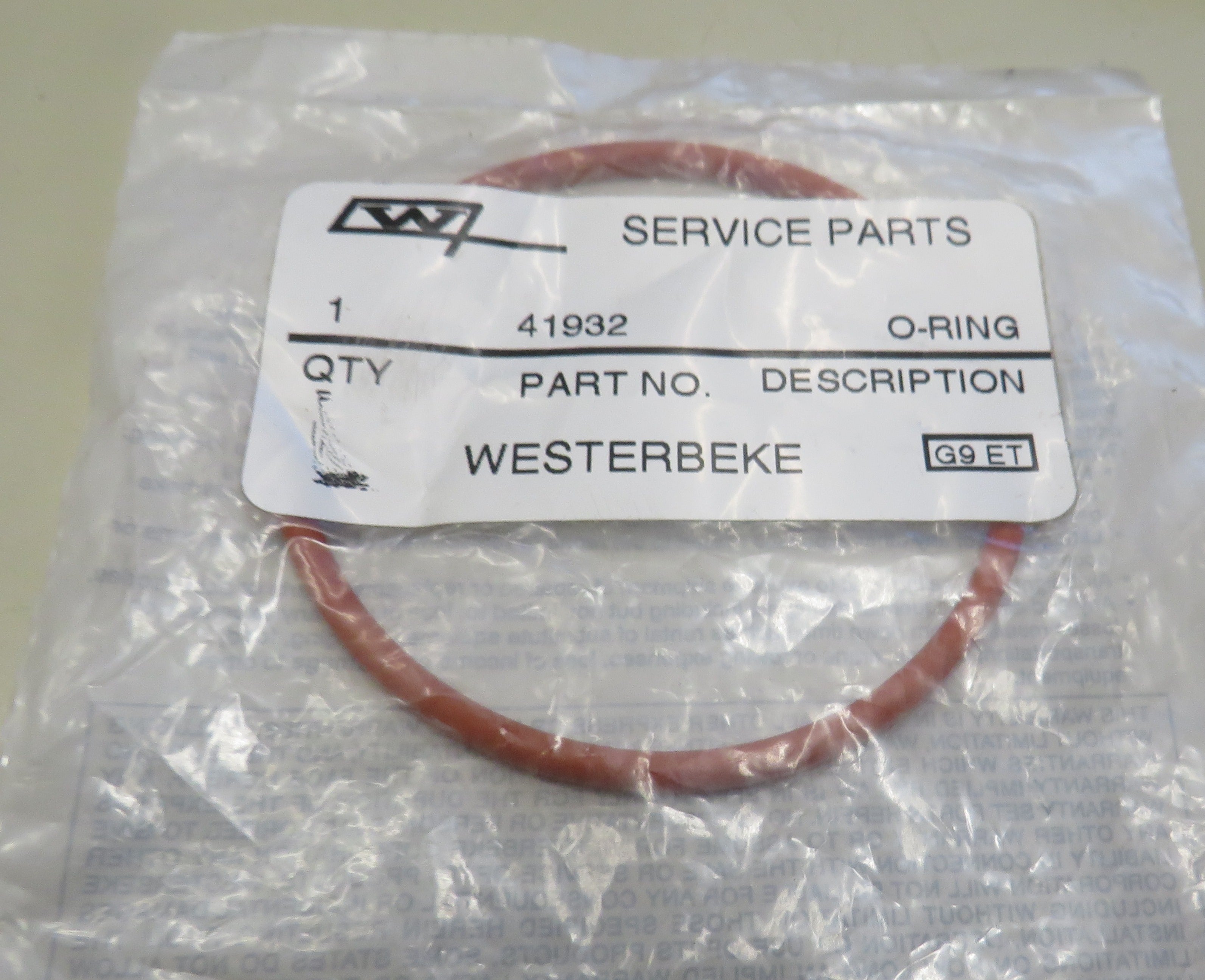 41932 Westerbeke Oil Ring Oil Adapter 55A