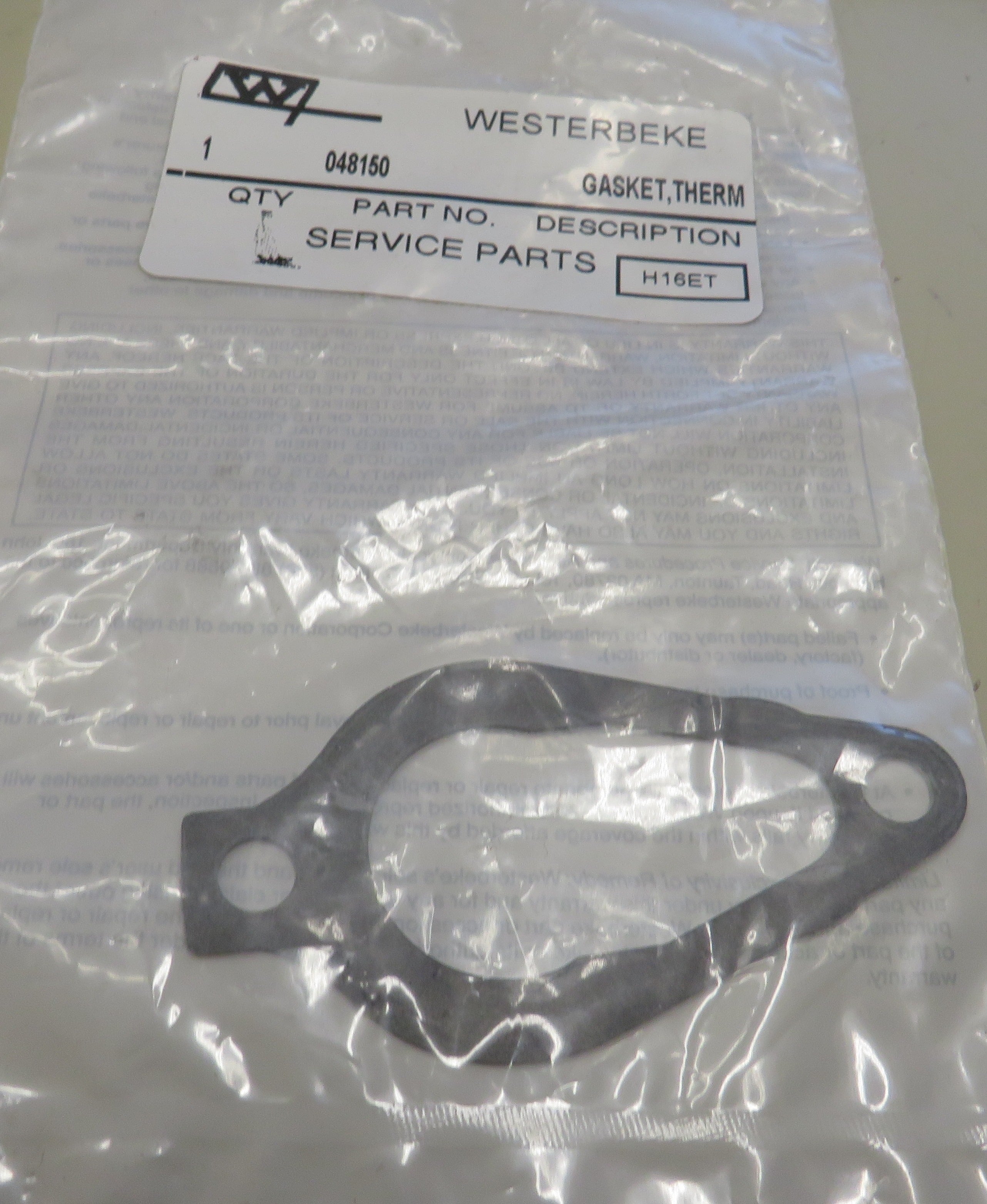 48150 Westerbeke Thermostat Gasket THIS PART IS IN STOCK 2/5/2024