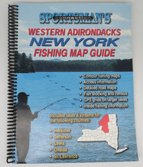 Western Adirondacks New York Fishing Map Guide by Sportsman’s Connection