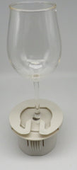 Yoebi Beige Stemware Cupholder (Non-Slide) For Wine Glasses