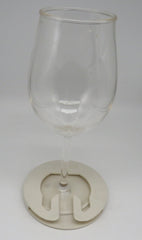 Yoebi Beige Flat Stemware Cupholder (Non-Slide) For Wine Glasses
