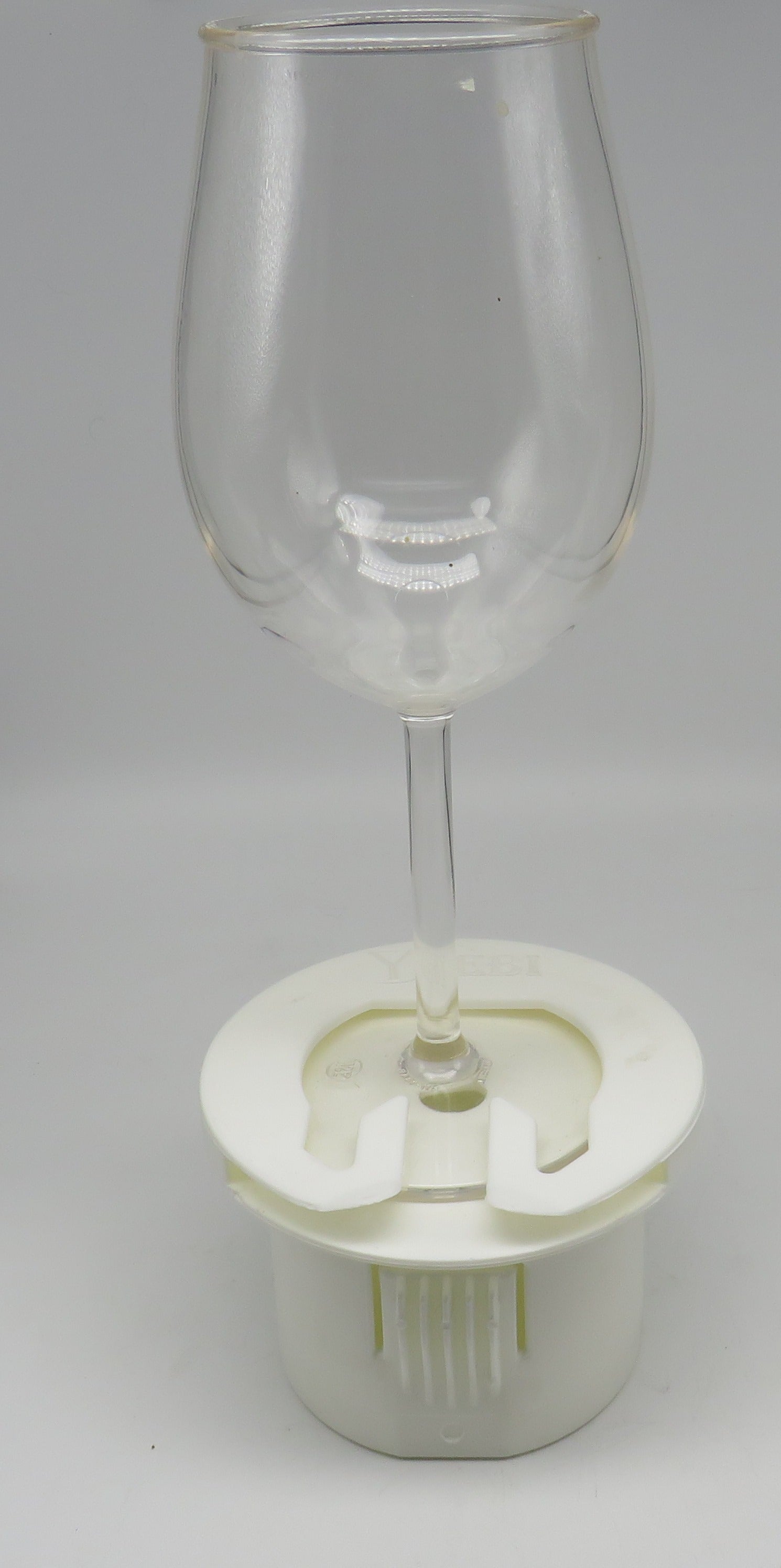 Yoebi White Stemware Cup holder (Non-Slide) For Wine Glasses